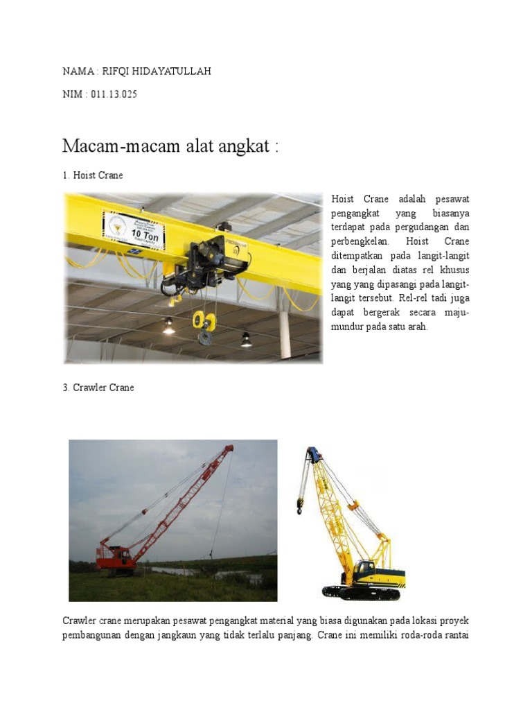 Print Alat Angkat Dan Angkut | PDF
