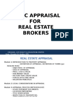 Basic Appraisal For Real Estate Broker