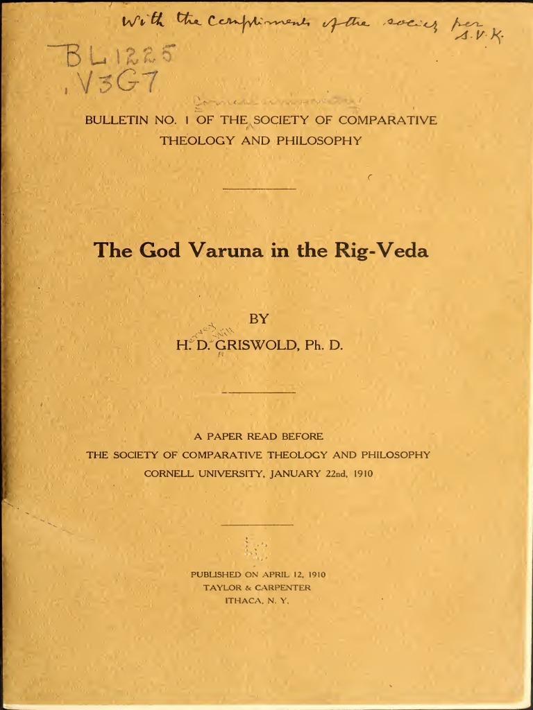 Varuna: The God in Rig-Veda | PDF | Religion & Spirituality