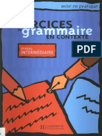Exercices de Grammaire en Contexte - Intermediaire