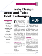 Effectively Disign S&T Heat Exchanger