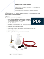 35) Solubility Test For Asphalt Materials