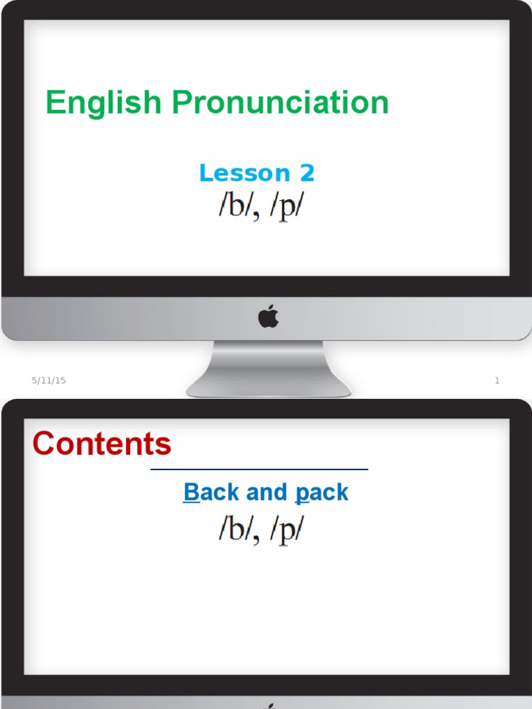 English Pronunciation Lesson 2 | PDF | Language Arts & Discipline ...