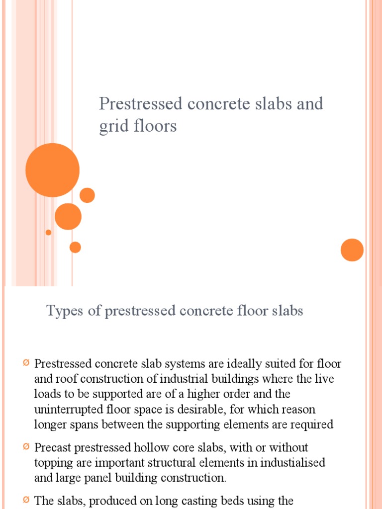 (LECT-21,22) Prestressed Concrete Slabs | PDF | Prestressed Concrete ...