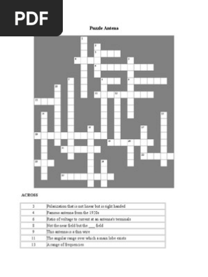 Puzzle Antena