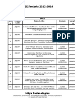 2013-2014 Ieee Java Project Titles