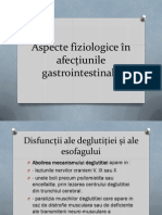 Aspecte Fiziologice În Afecțiunile Gastrointestinale