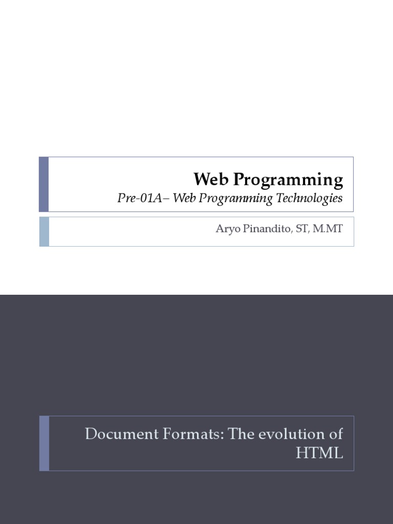 PW 01 Introduction To Web Technologies | PDF | Cascading Style Sheets ...