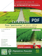 Catalogue Pépinières Poncelet