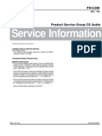 Philips - FW c399 Service Manual Supplement PDF