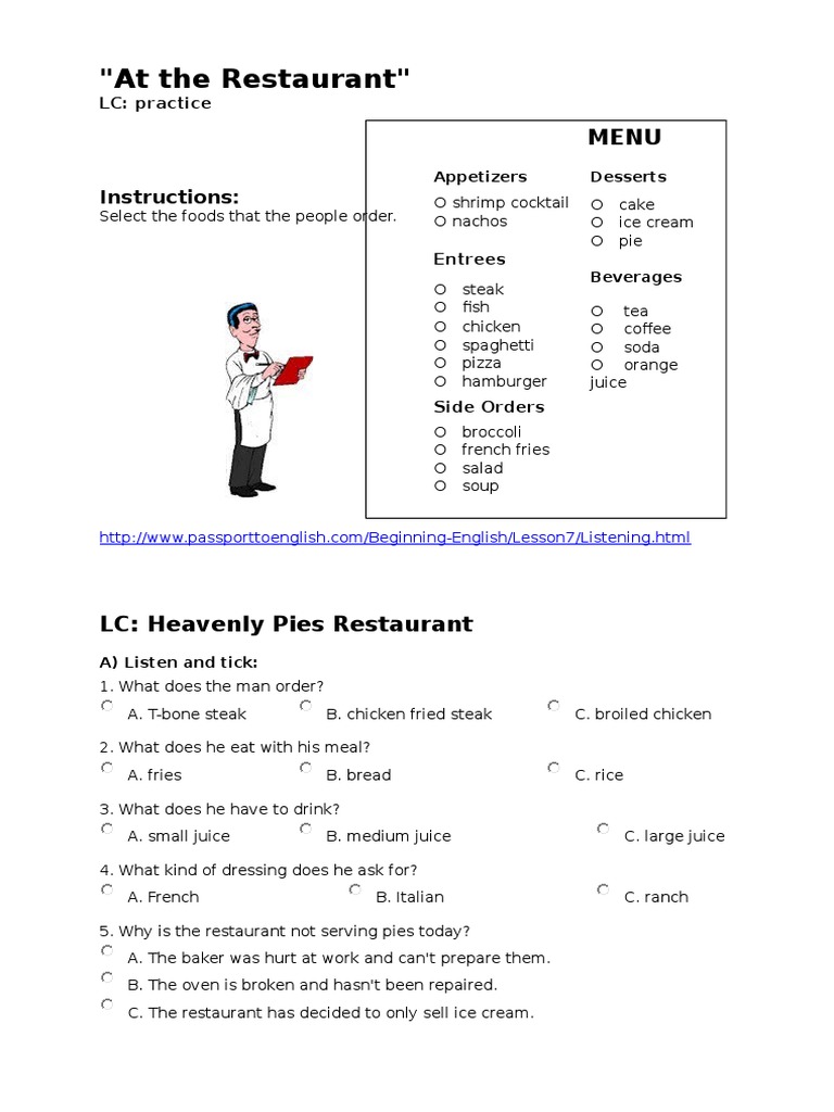 Restaurant Menu and Ordering Guide | PDF | Cooking, Food & Wine | Wellness
