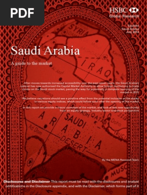 Saudi Arabia A Guide To The Market By Hsbc Stock Market Index