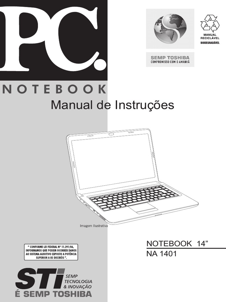 Manual Notebook STI Infinity NA 1401 | PDF | Secure digital | HDMI