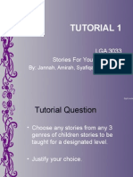 Tutorial 1 - Types of Stories