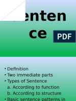 Basic Sentence Pattern
