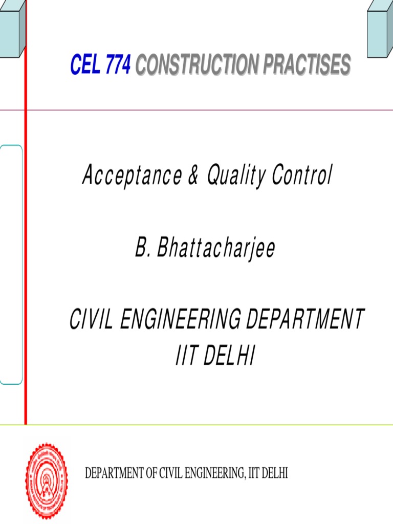 Construction Practices and Quality Control | PDF