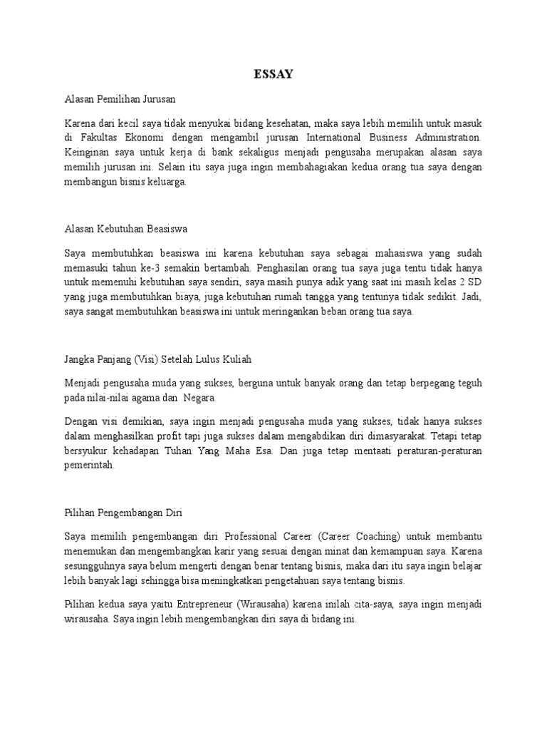 Essay tentang jurusan administrasi bisnis 08 picture