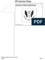 Instructor Notes:: Module 2 - Introduction To Rational Unified Process