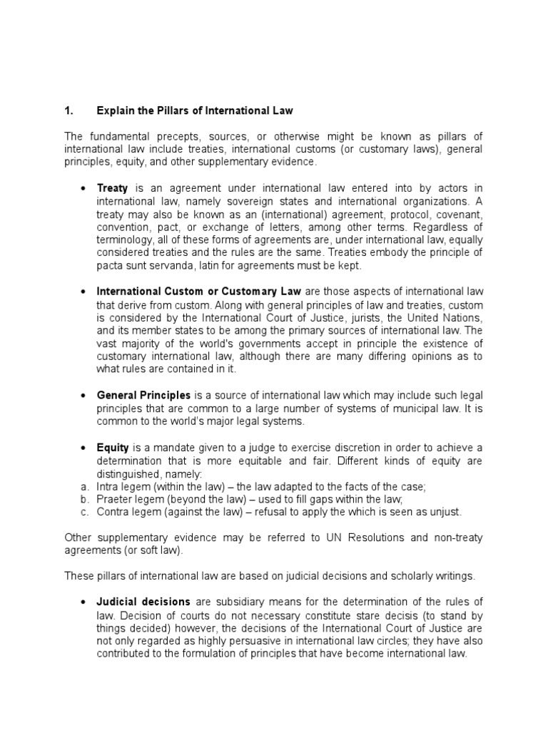 Public International Law | PDF | United Nations General Assembly ...