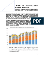 CASI 20 AÑOS DE RECAUDACION TRIBUTARIA EN NICARAGUA