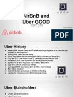 Airbnb, Uber Good Presentation