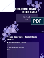 KONSTRUKSI SOSIAL MeDIA MASSA