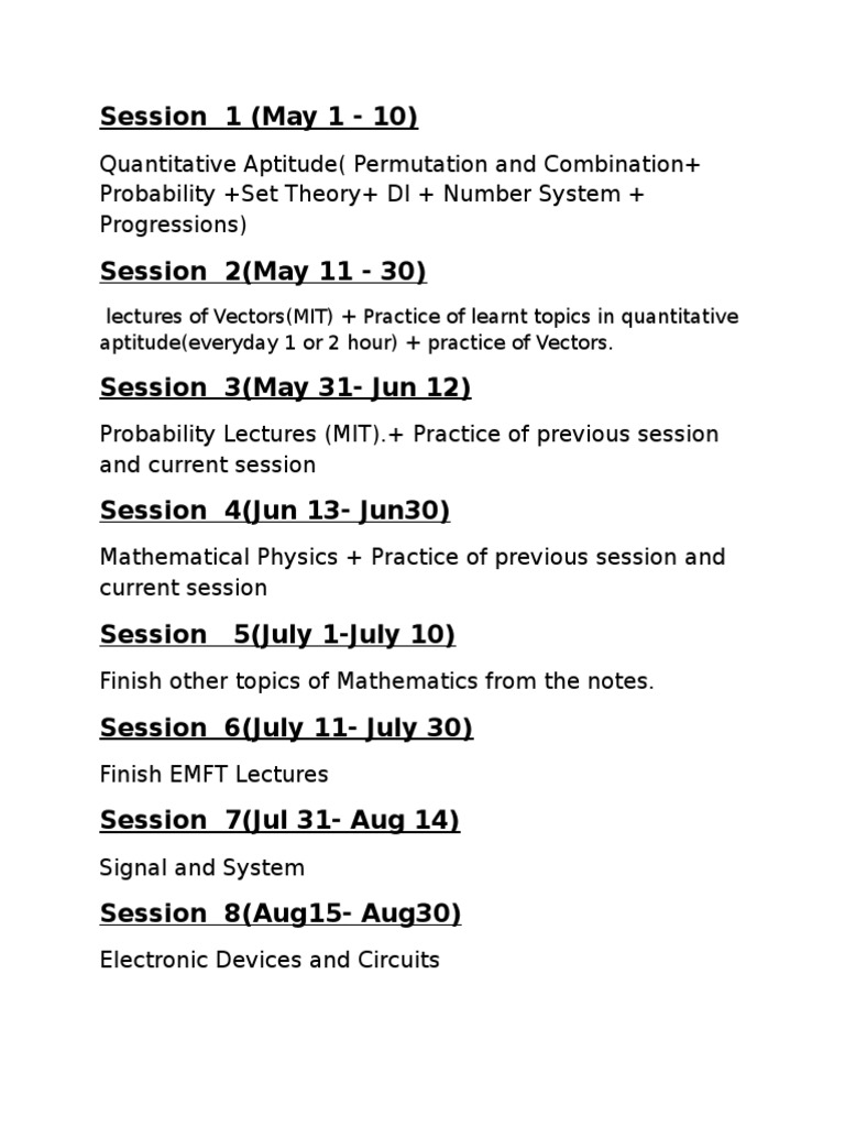 Session 1 | PDF
