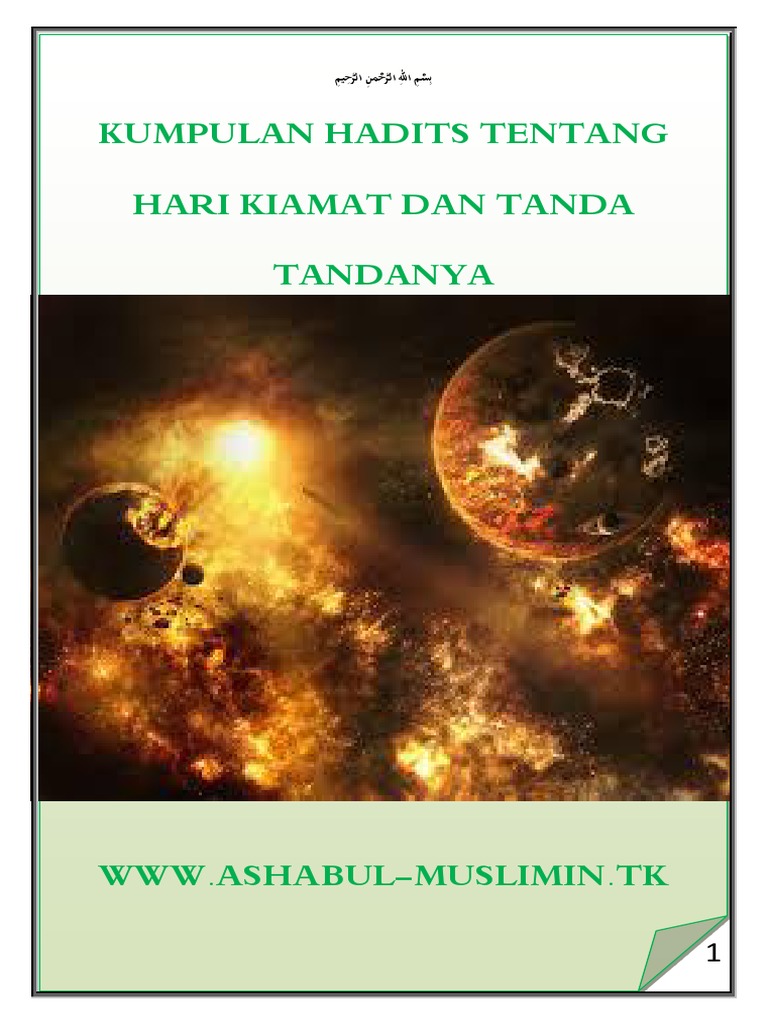 Kumpulan Hadits Tanda Kiamat Www Ashabul Muslimin Tk Pdf Pdf