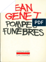 Jean Genet Pompes Funèbres 1953