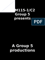 CEM115-1/C2 Group 5 Presents