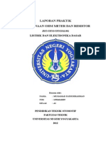 Pengukuran Ohm Meter Dan Resistor