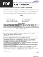 Download CV Marketing Communications Manager Resume by sky456 SN26499521 doc pdf