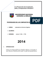 Informe de Quimica Organica