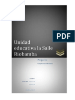 Unidad Educativa La Salle Riobamba PDF