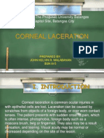 BSN III 5 C 4 Corneal Laceration John Kelvin Malabanan