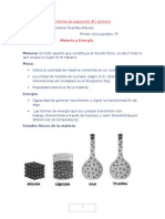 Informe de Exposicion Quimica