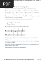 Left Hand Piano Patterns Guide | PDF | Variation (Music) | Music Theory
