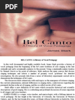 Download Bel Canto a History of Vocal Pedagogy - James Stark by Luiza Lacava SN265014175 doc pdf