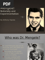 josef mengele pres portfolio