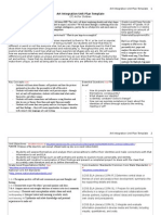 Art Integration Unit Plan Template