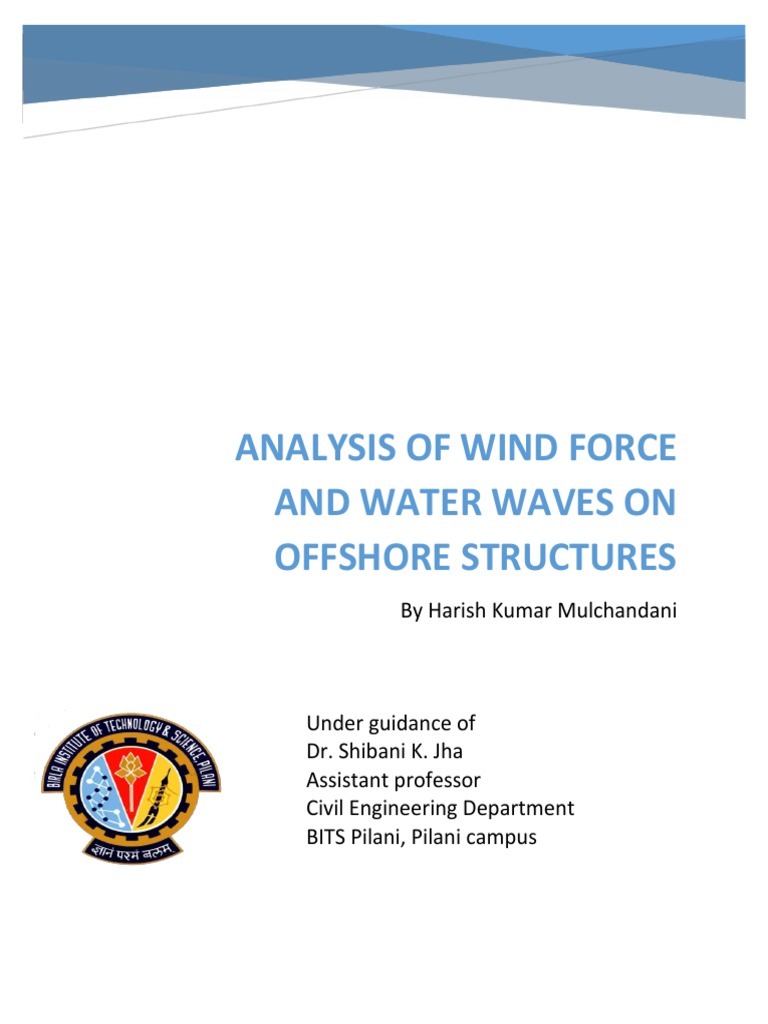 Offshore Structure Wind and Wave Analysis | PDF | Fluid Dynamics ...