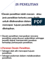 Desain Penelitian