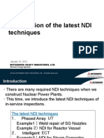 4. Introduction of the Latest NDI Techniques