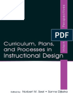 (1) Curriculum Plan, And Prosess in Instructional Design