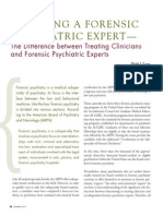 Choosing A Forensic Psychiatric Expert