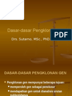 Bioteknologi 5 Dasar Pengklonan Gen