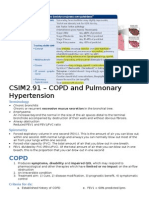 CSIM2.91 – COPD and Pulmonary Hypertension
