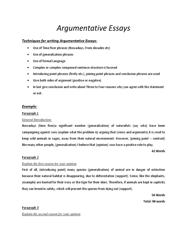 Zoos argumentative essay image