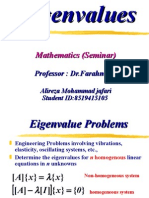 Eigenvalues