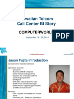Hawaiian Telcom Call Center BI Story: Computerworld